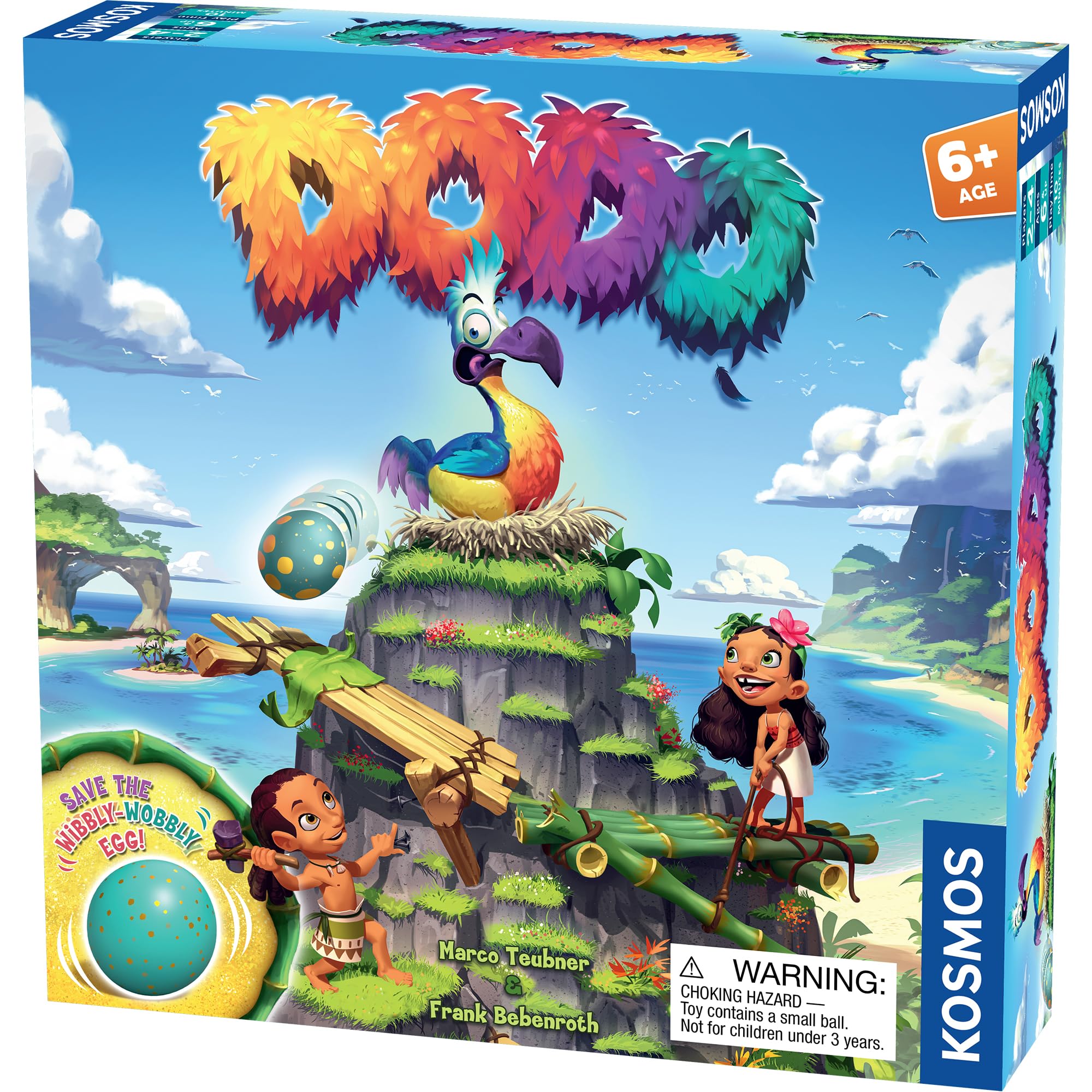 Thames & Kosmos DODO: Welcome to the Island Kingdom of Mangalopanesia, Cooperative Game, Family Games for Game Night, Fun Games for Adults and Kids, For 2 to 4 Players, Age 6+
