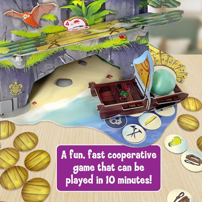 Thames & Kosmos DODO: Welcome to the Island Kingdom of Mangalopanesia, Cooperative Game, Family Games for Game Night, Fun Games for Adults and Kids, For 2 to 4 Players, Age 6+