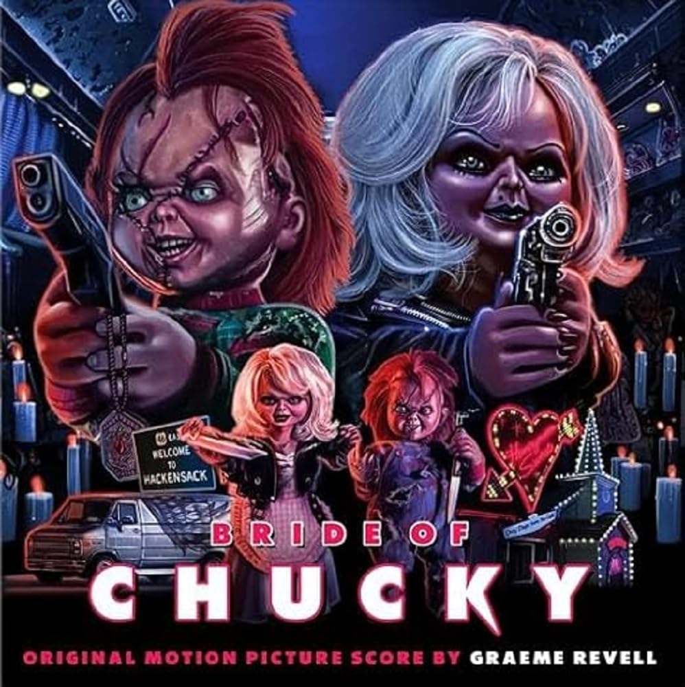BRIDE OF CHUCKY (LIGHTNIN STRIKE W/ SPLATTER A/B & CLOUDY ORANGE C/D) (2LP