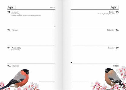 Carousel Calendars RSPB A6 Diary 2025 (PFP)