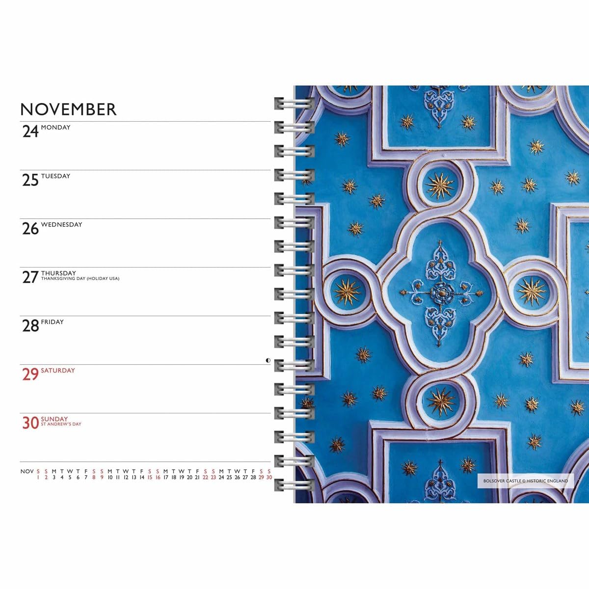 Carousel Calendars English Heritage A5 Diary 2025 (PFP)
