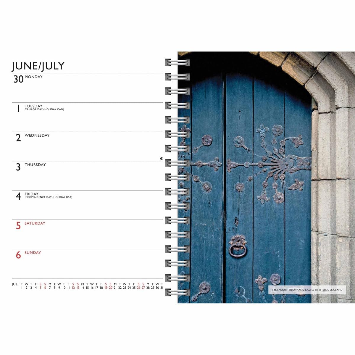 Carousel Calendars English Heritage A5 Diary 2025 (PFP)