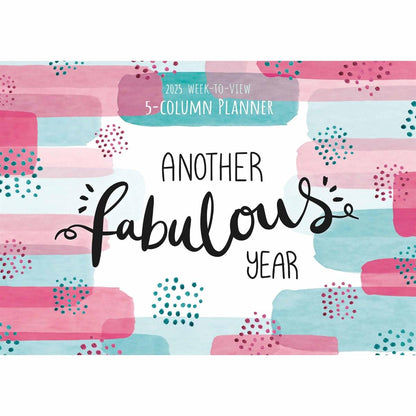Another Fabulous Year Sherbet Wishes (Week To View) A4 Planner 2025
