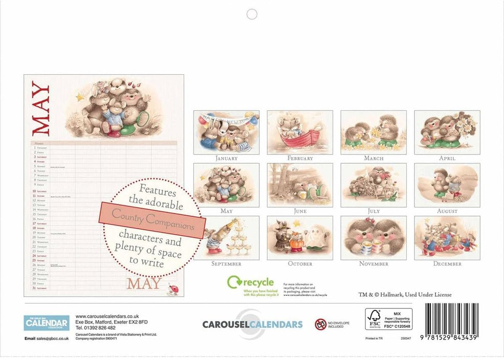 Country Companions (Month To View) A4 Planner 2025 (PFP)