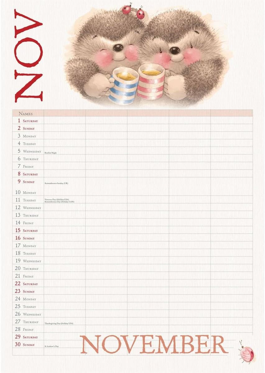 Country Companions (Month To View) A4 Planner 2025 (PFP)