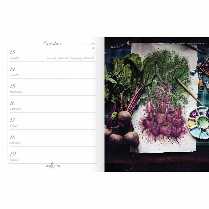 Carousel Calendars Country Living Diary 2025 (PFP)