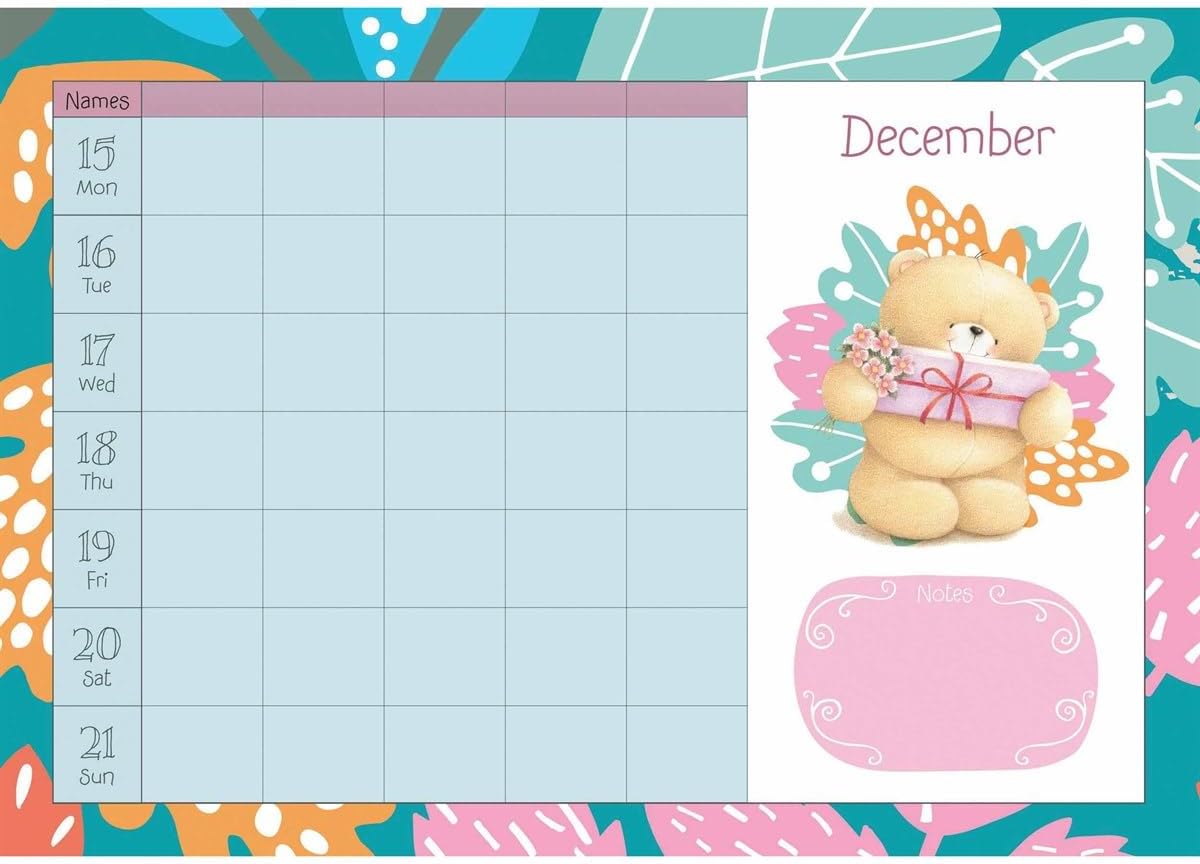 Forever Friends Weektoview Planner A4 Ca