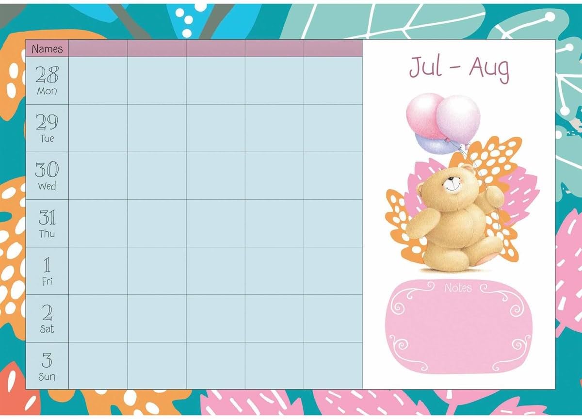 Forever Friends Weektoview Planner A4 Ca