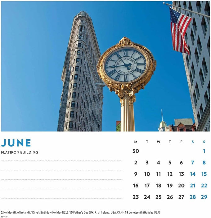 New York Easel Calendar 2025 (PFP)