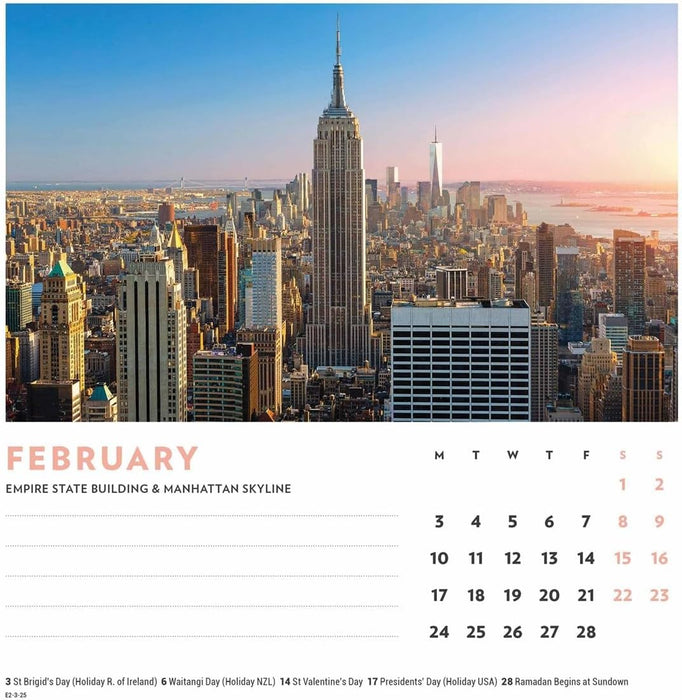 New York Easel Calendar 2025 (PFP)