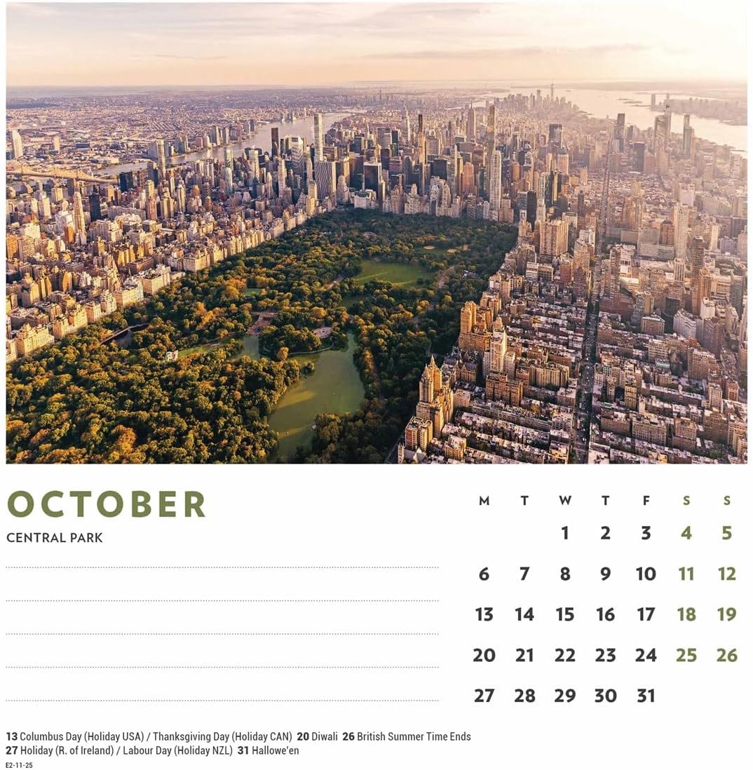 New York Easel Calendar 2025 (PFP)