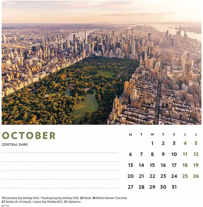 New York Easel Calendar 2025 (PFP)
