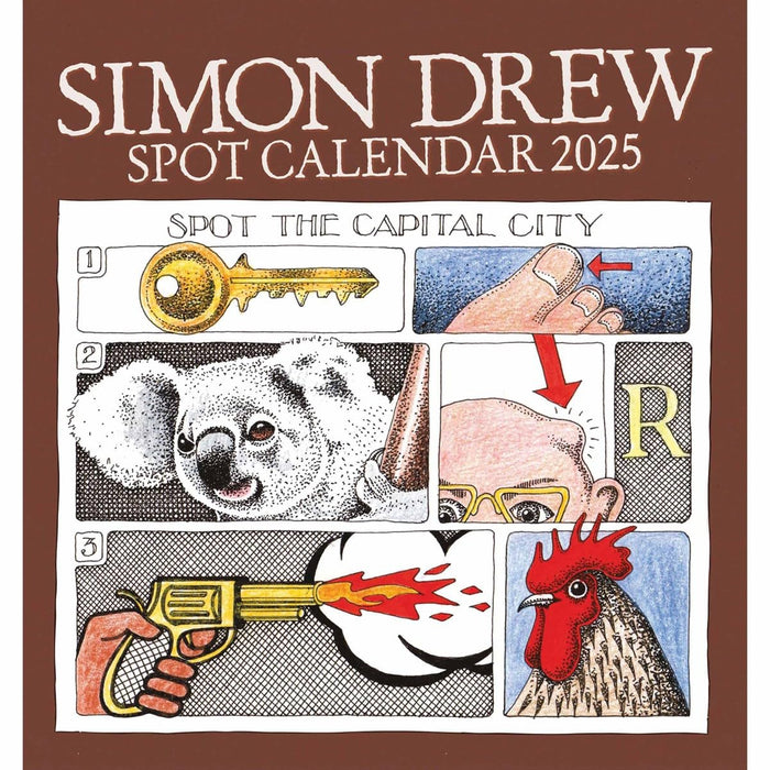 Simon Drew Easel Calendar 2025 (PFP)