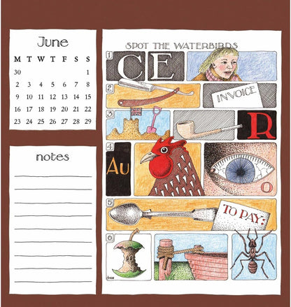 Simon Drew Easel Calendar 2025 (PFP)