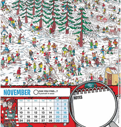 Wheres Wally Easel Calendar 2025 (PFP)