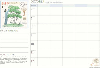 Garden Days (Week To View) A4 Planner 2025