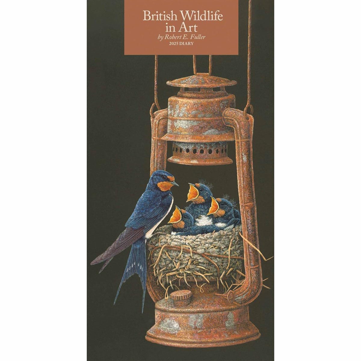 Carousel Calendars British Wildlife in Art by Robert Fuller Slim Diary 2025 (PFP)