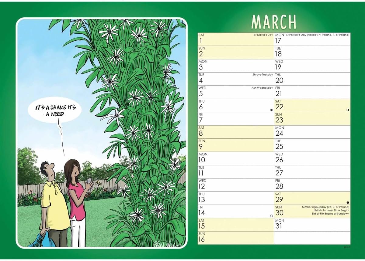 Gardening, Young At Heart A4 Calendar 2025