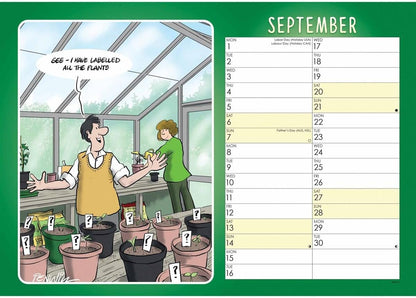 Gardening, Young At Heart A4 Calendar 2025
