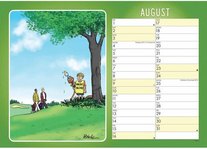 Golf, Young At Heart A4 Calendar 2025