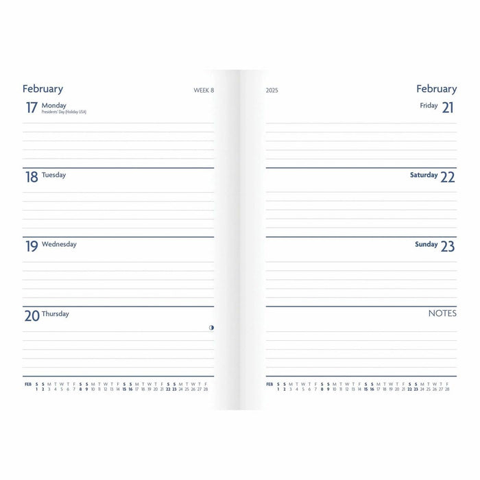 2025 Fashion Diary Charcoal A5 Diary