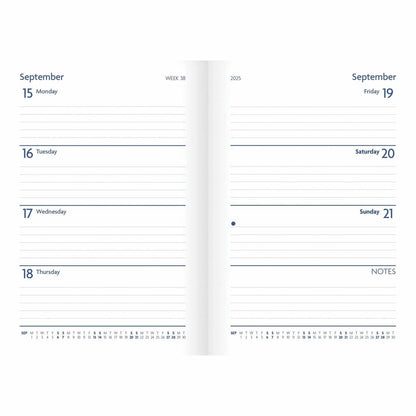 2025 Fashion Diary Purple Soft Touch A5 Diary