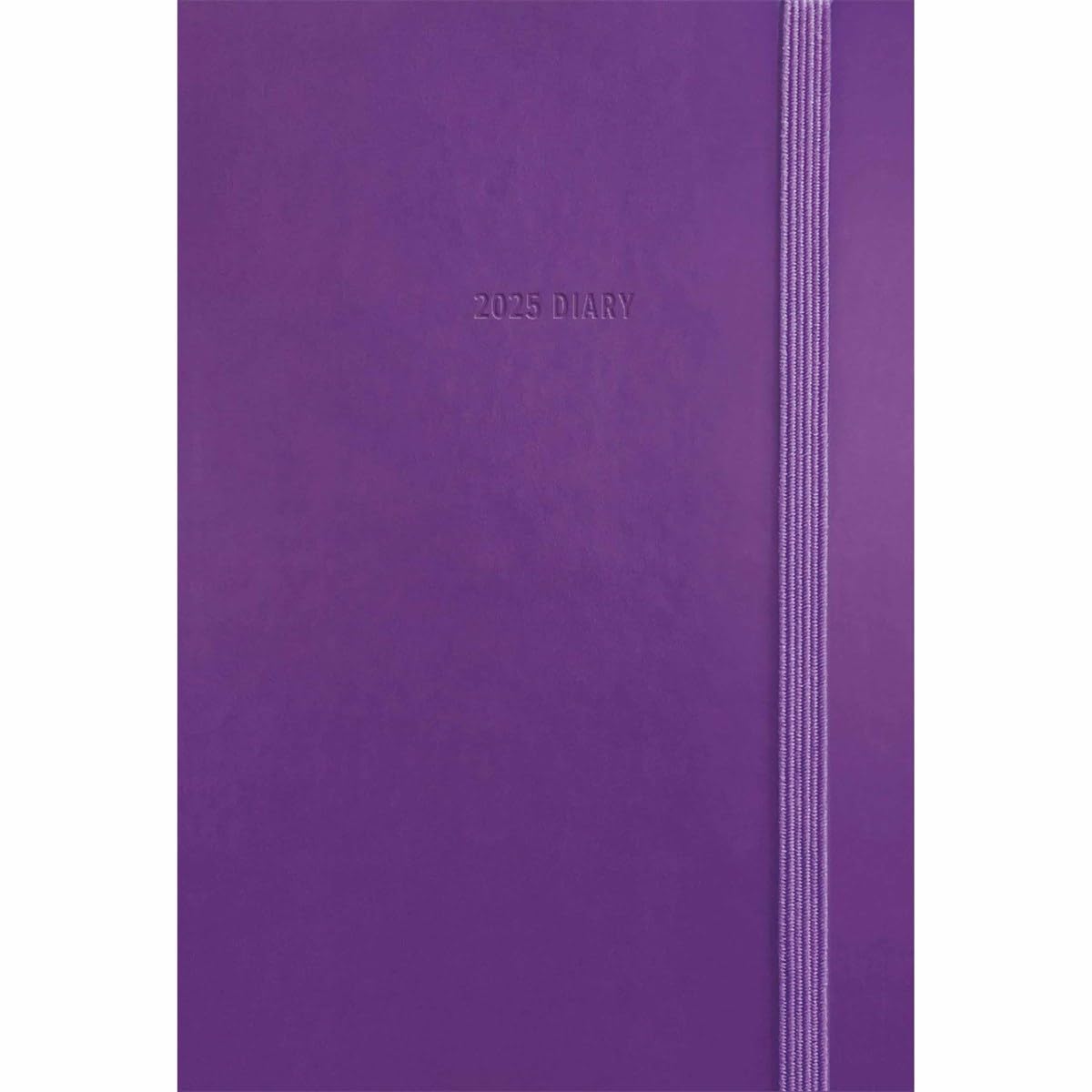 2025 Fashion Diary Purple Soft Touch Pocket Diary