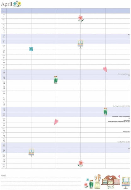 Life in the Kitchen (Month To View) A4 Planner 2025 (PFP)