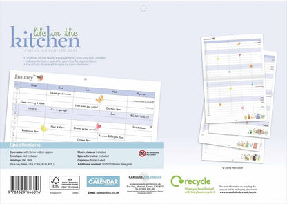 Life in the Kitchen (Month To View) A4 Planner 2025 (PFP)