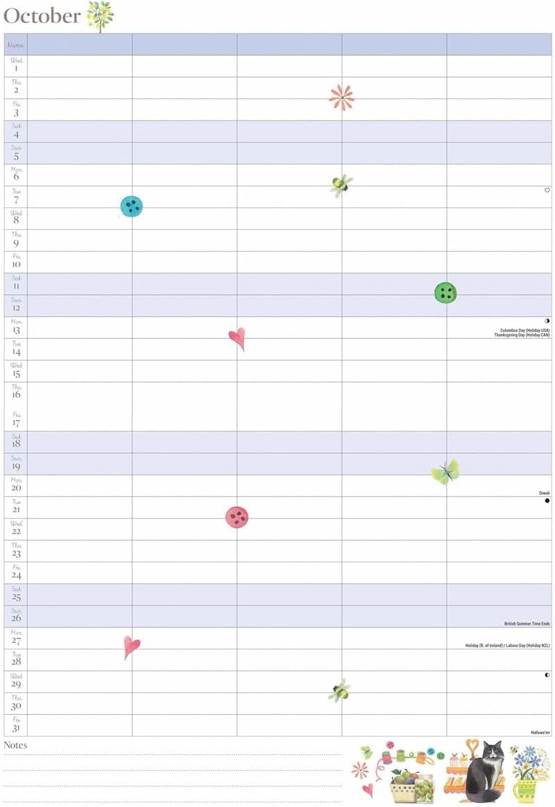 Life in the Kitchen (Month To View) A4 Planner 2025 (PFP)