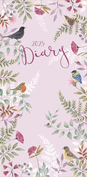 2025 Fashion Diary Vintage Garden Floral Slim Diary
