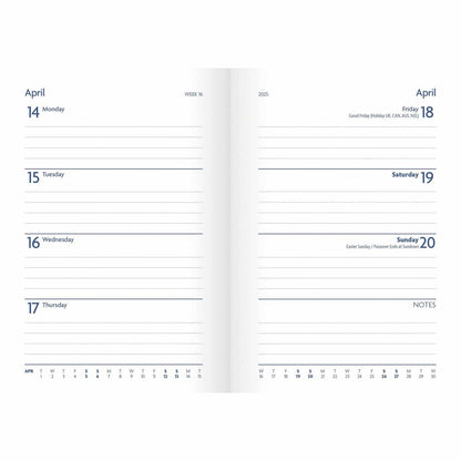 2025 Fashion Diary Floral A6 Diary