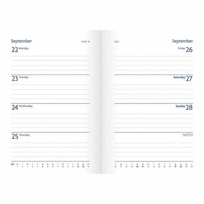 2025 Fashion Diary Floral A6 Diary