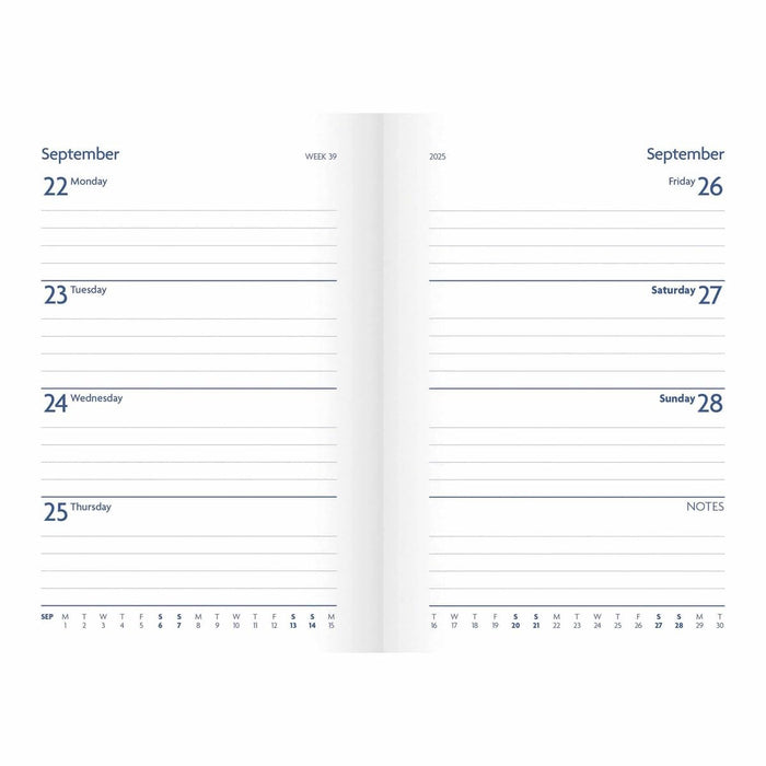 2025 Fashion Diary Floral A6 Diary