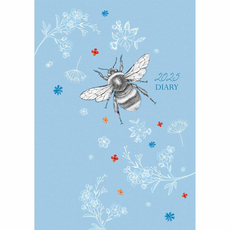 2025 Fashion Diary Floral Bee A5 Diary