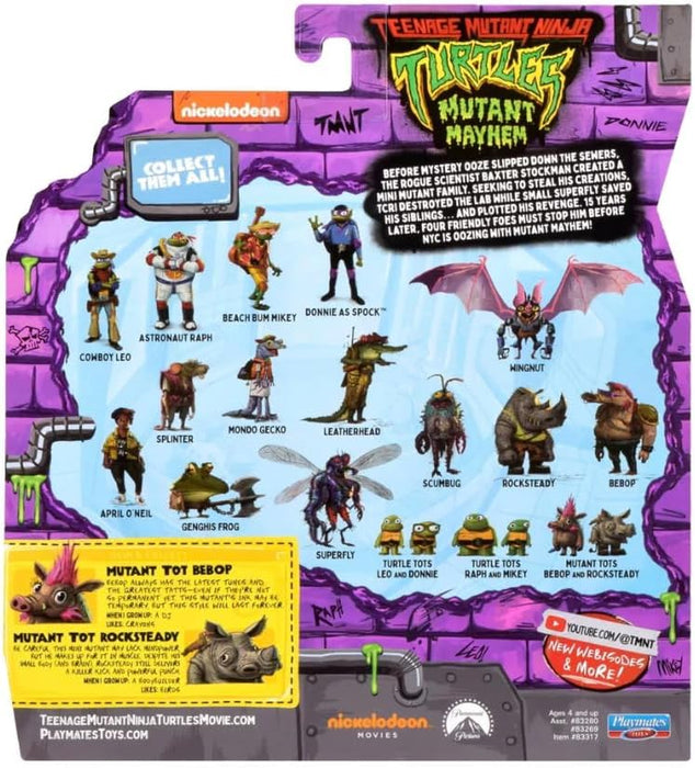 Turtles Mutant Mayhem - Basic Figures 12Cm - Bebop