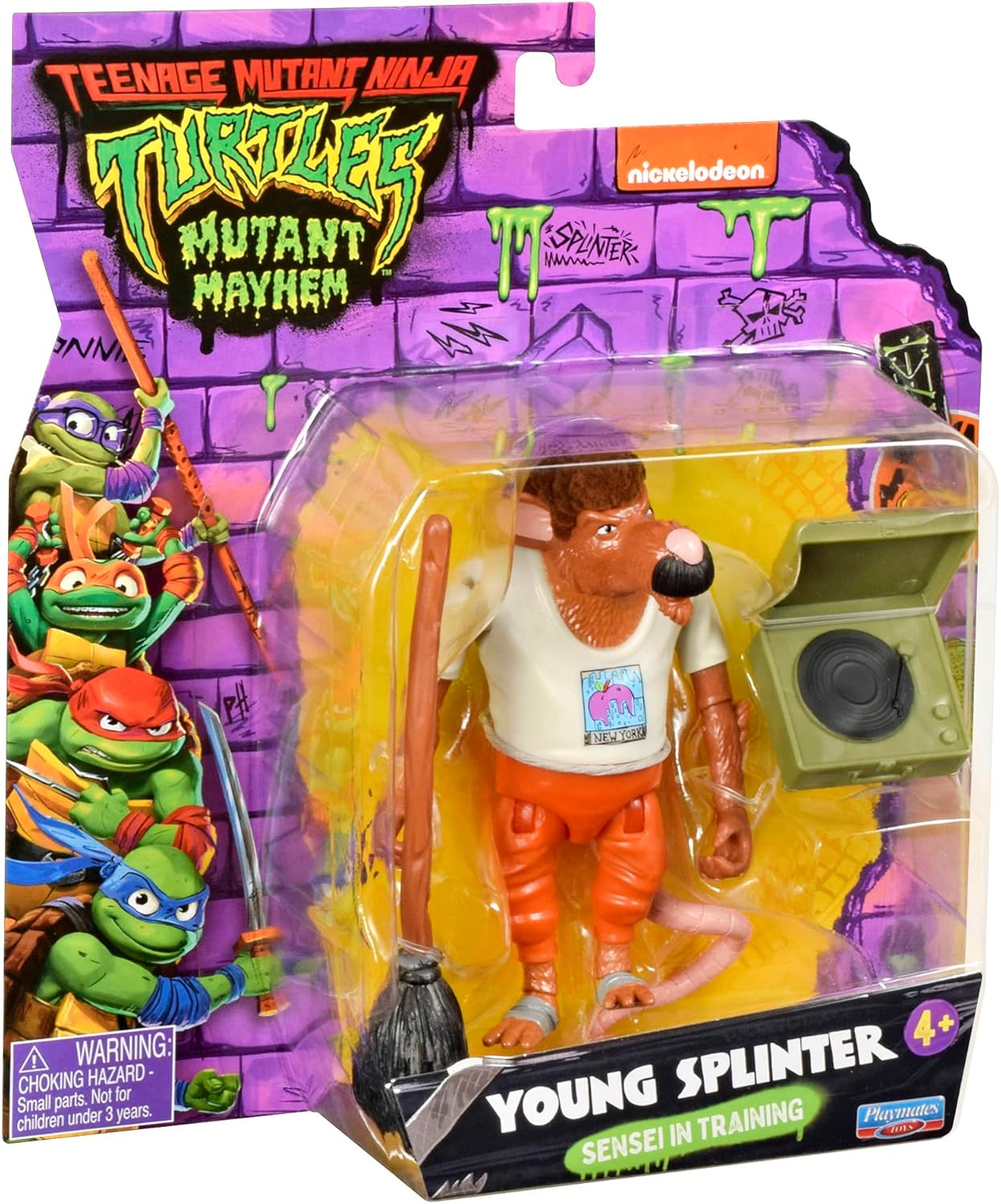 TEENAGE MUTANT NINJA Turtles - Junger Splinter Basisfigur