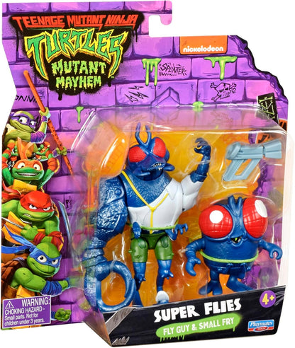TEENAGE MUTANT NINJA Turtles - Super Flies (Fly Guy & Kleine Fliege) Basisfigur