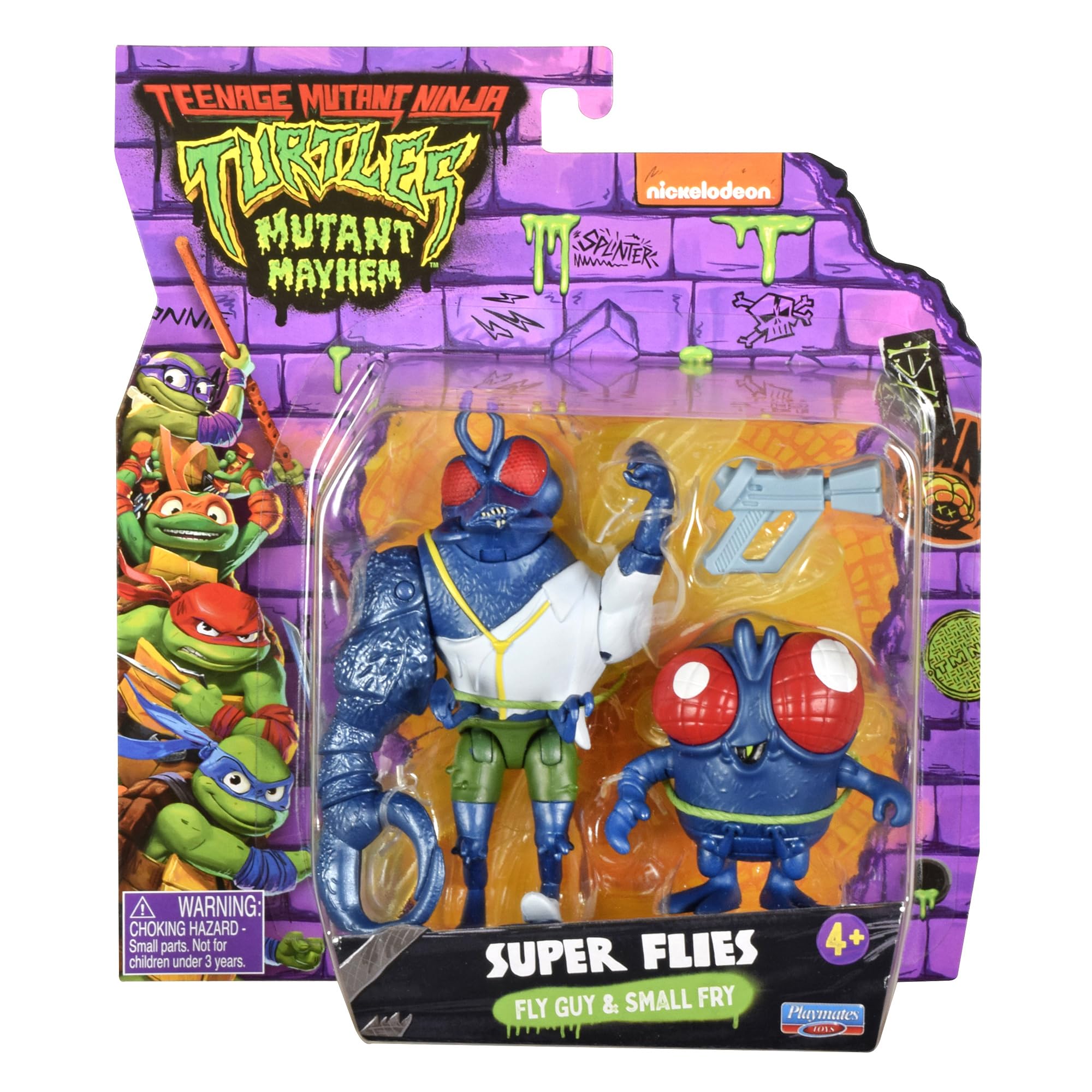 TEENAGE MUTANT NINJA Turtles - Super Flies (Fly Guy & Kleine Fliege) Basisfigur