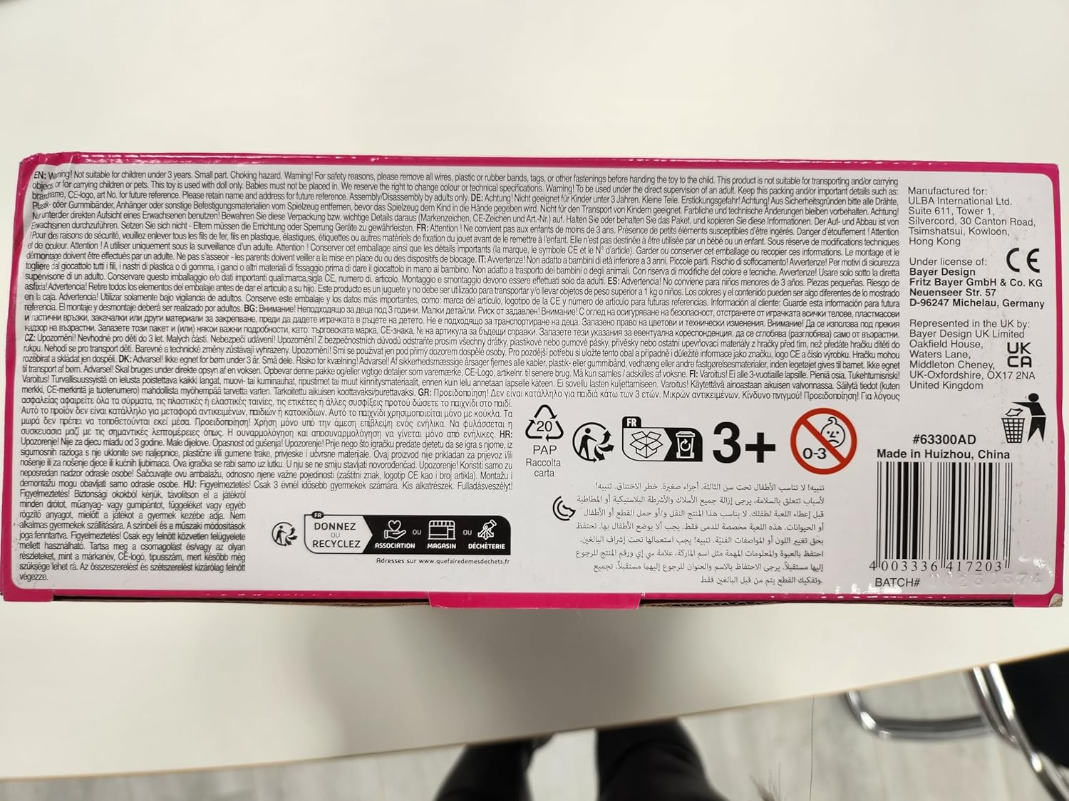 Bayer Design 63300AD Kinderstoel voor poppen
