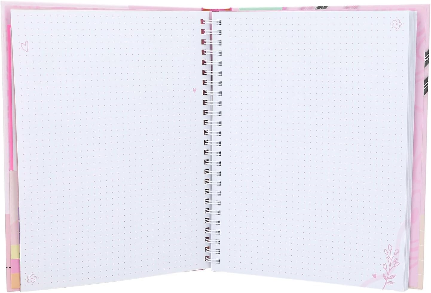 Depesche TOPModel 12716 TOPModel My Journal - Pink Pattern Notebook - Ring Binder for Journaling - Includes Pens, Stickers and ECC, Multicoloured