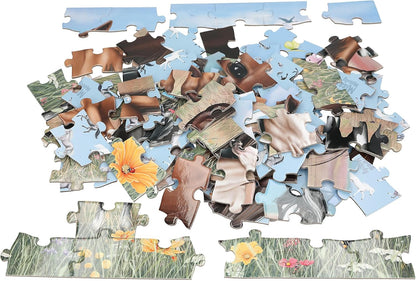 Depesche 13205 Miss Melody 100-Piece Jigsaw Puzzle with Detailed Horse Design, Size Approx. 58 x 40 cm, in Cardboard Box with Carry Handle, Multicoloured, One Size