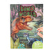 Depesche 13207 Dino World Sticker Book with 20 Illustrated Background Pages for Designing Dinosaur Motifs, Includes 6 Pages of Stickers with Paper and Puffy Stickers