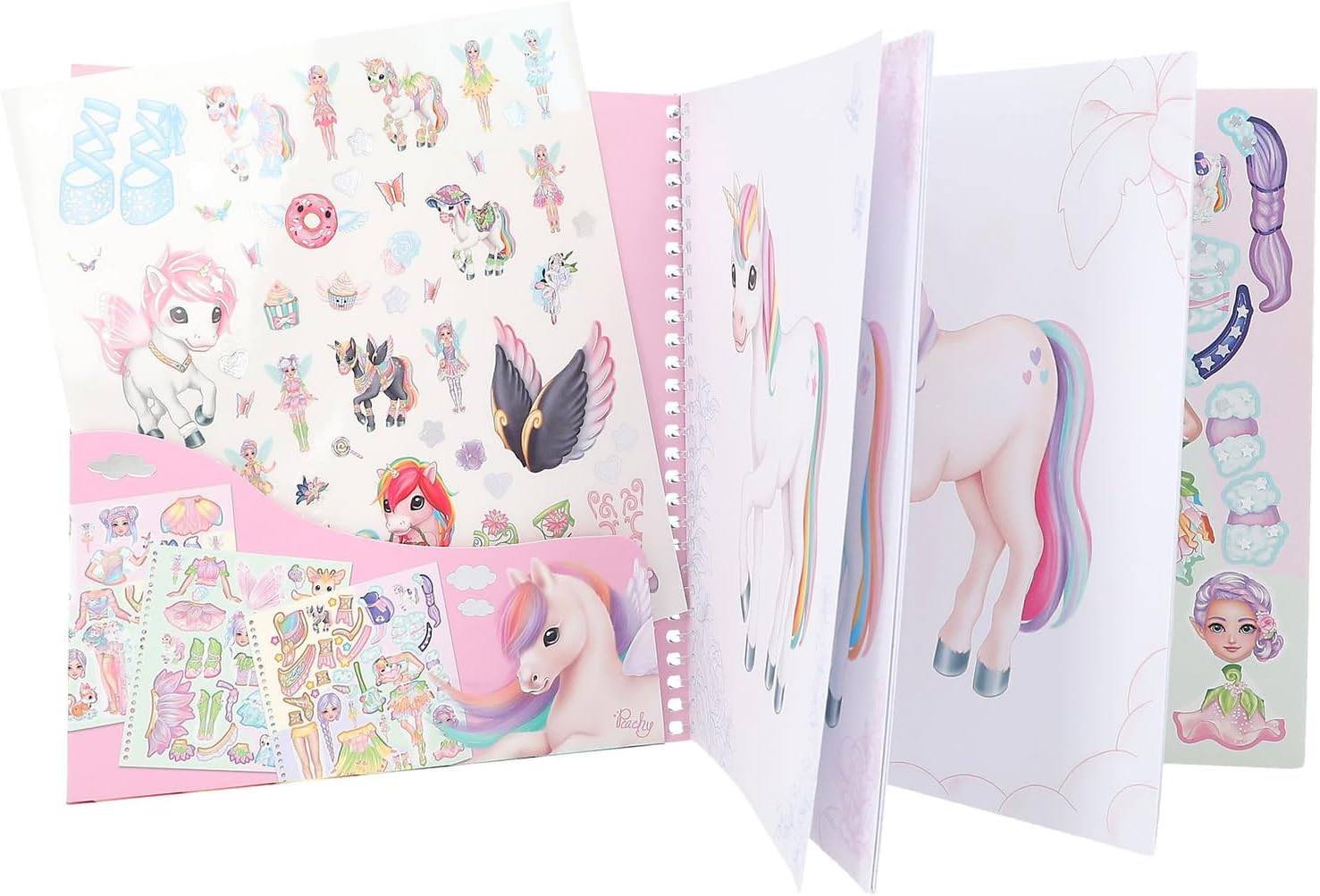Ylvi Dress Me Up Stickerbook Rainbow Naya