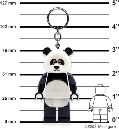 Lego Minifigures Keychain Light - Panda Guy - 3 Inch Tall Figure (KE195H
