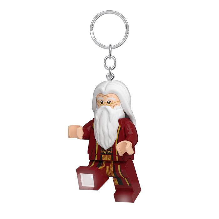 LEGO Harry Potter Keychain Light - Dumbledore - 3 Inch Tall Figure (KE197H), Maroon, S