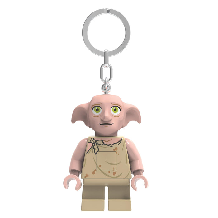 LEGO Harry Potter Keychain Light - Dobby - 2.5 Inch Tall Figure (KE202H), Beige, S