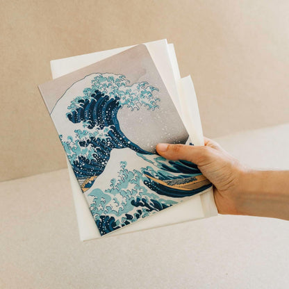 Grupo Erik Hokusai The Great Wave off Kanagawa Pack Of 3 A5 Notebooks + Ball Pen