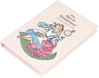 Grupo Erik Notizblock Block Buch Disney Alice im Wunderland Notizzettel Block für To Do Liste Einkaufszettel oder Einkaufsliste Beige