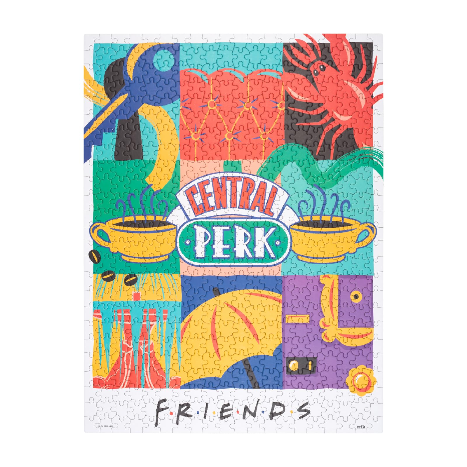 Grupo Erik Puzzel Friends - Legpuzzel 500 Stukjes - 61 x 45,7 cm - Inclusief geschenkverpakking en poster
